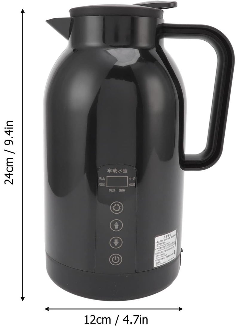 PEETTA Electric Smart Heating Kettle with Digital Control Panel & Handle – Black - Image 2